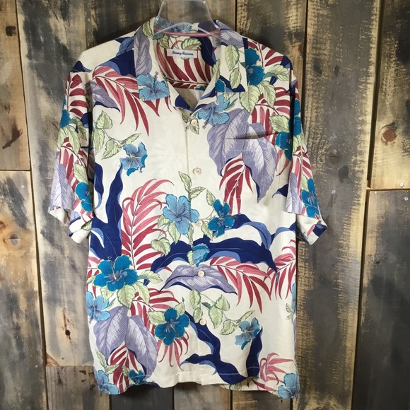 Tommy Bahama Other - Tommy Bahama Hawaiian shirt 100% silk men’s size large